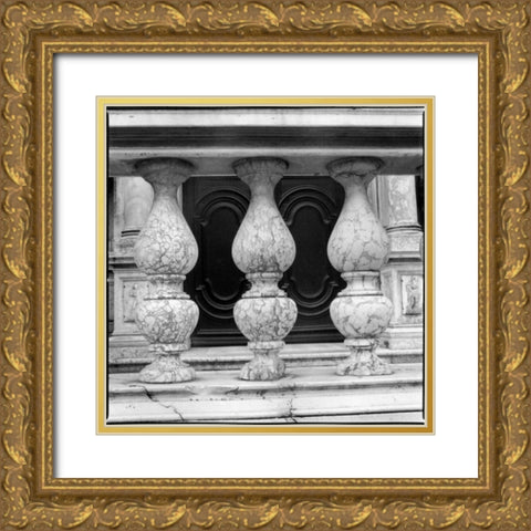Architecture Detail VIII Budapest Gold Ornate Wood Framed Art Print with Double Matting by DeNardo, Laura