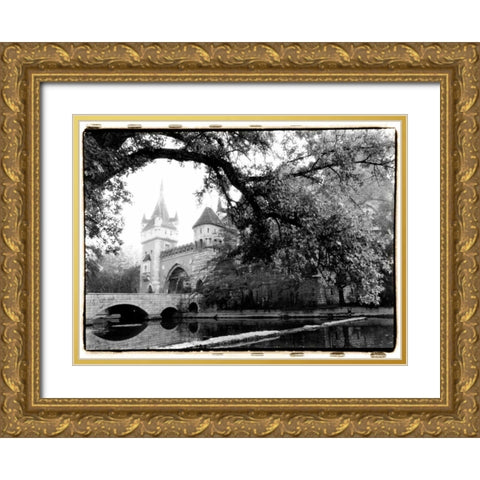 Vajdahunyad Castle, Budapest Gold Ornate Wood Framed Art Print with Double Matting by DeNardo, Laura