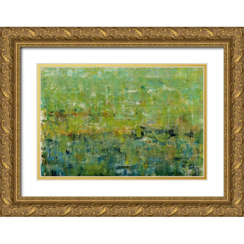 Opulent Field I Gold Ornate Wood Framed Art Print with Double Matting by OToole, Tim