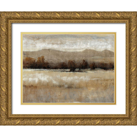 Umber Light I Gold Ornate Wood Framed Art Print with Double Matting by OToole, Tim