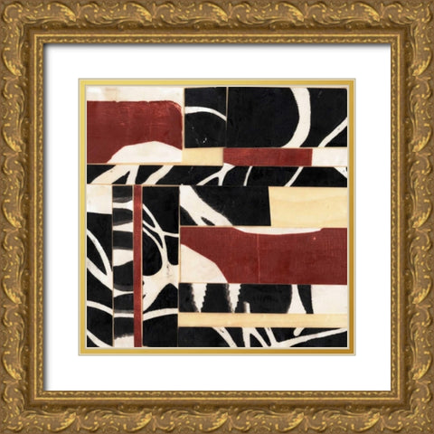 Pieces and Parts II Gold Ornate Wood Framed Art Print with Double Matting by Goldberger, Jennifer