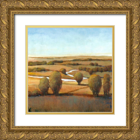 Afternoon Light III Gold Ornate Wood Framed Art Print with Double Matting by OToole, Tim