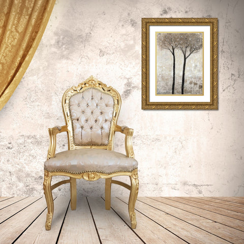 Bloom II Gold Ornate Wood Framed Art Print with Double Matting by OToole, Tim