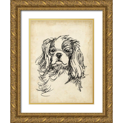 Breed Studies II Gold Ornate Wood Framed Art Print with Double Matting by Harper, Ethan