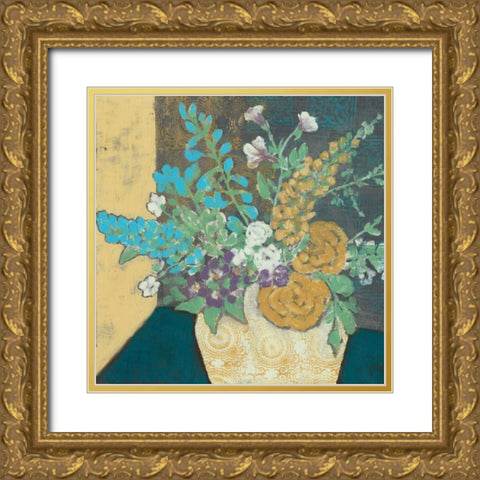 Bountiful Spring II Gold Ornate Wood Framed Art Print with Double Matting by Goldberger, Jennifer