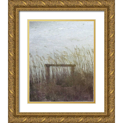 Through the Dunes I Gold Ornate Wood Framed Art Print with Double Matting by Ilosky, Pam