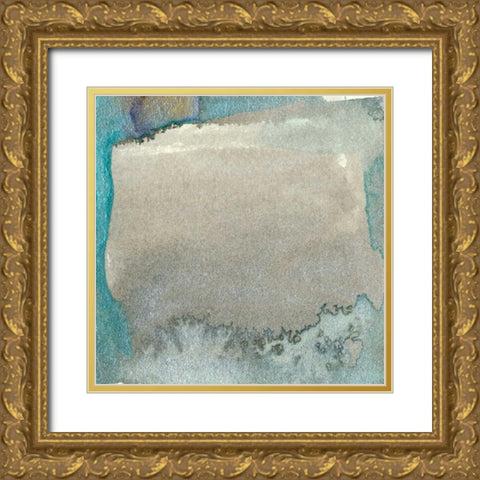 Frosted Glass IV Gold Ornate Wood Framed Art Print with Double Matting by Ludwig, Alicia