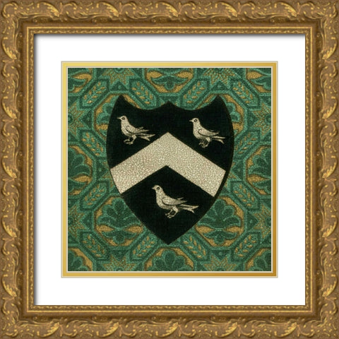 Noble Crest II Gold Ornate Wood Framed Art Print with Double Matting by Vision Studio