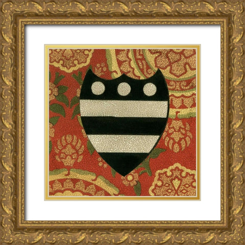 Noble Crest III Gold Ornate Wood Framed Art Print with Double Matting by Vision Studio