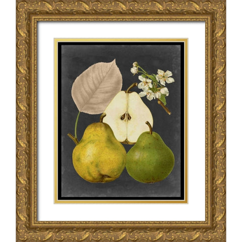 Midnight Harvest III Gold Ornate Wood Framed Art Print with Double Matting by Vision Studio