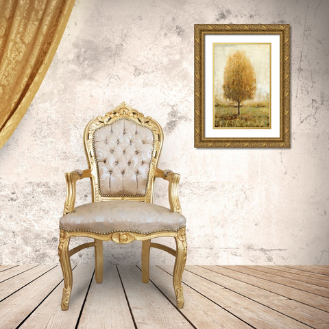 Alone I Gold Ornate Wood Framed Art Print with Double Matting by OToole, Tim