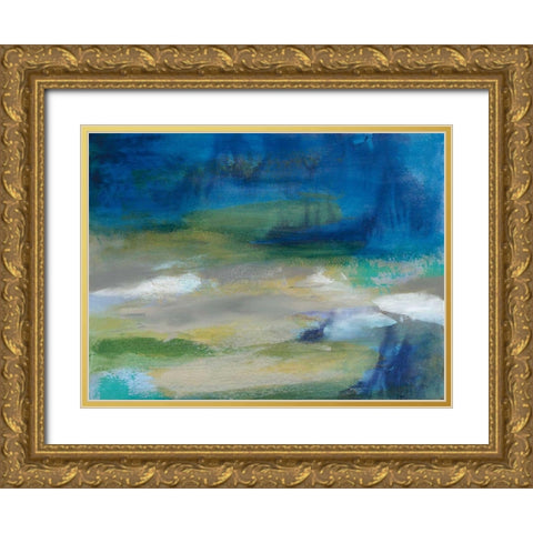 Viewpoint II Gold Ornate Wood Framed Art Print with Double Matting by Jasper, Sisa