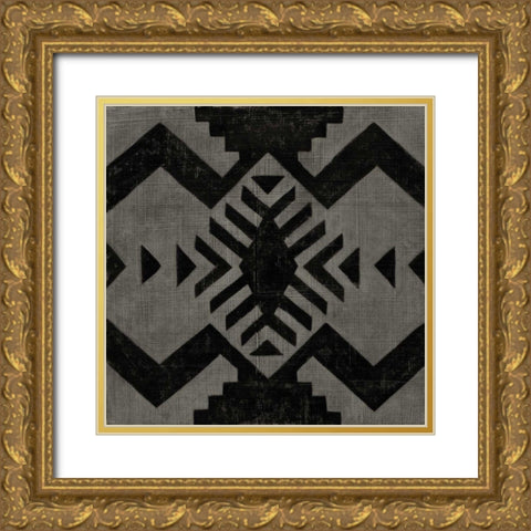 Midnight Journey IV Gold Ornate Wood Framed Art Print with Double Matting by Zarris, Chariklia
