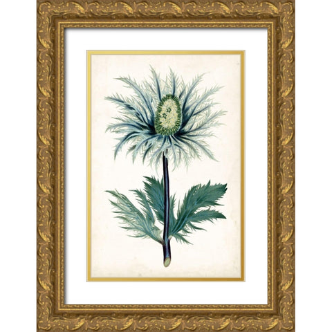 Curtis Blues I Gold Ornate Wood Framed Art Print with Double Matting by Curtis