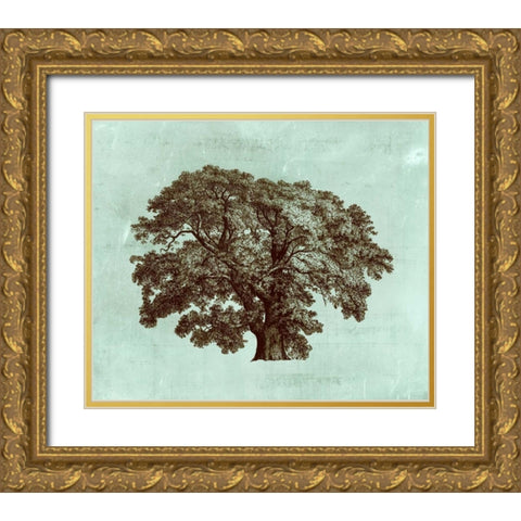 Spa Tree II Gold Ornate Wood Framed Art Print with Double Matting by Vision Studio