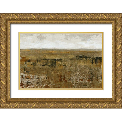Afternoon Glow I Gold Ornate Wood Framed Art Print with Double Matting by OToole, Tim