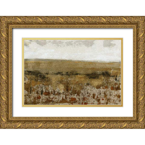 Afternoon Glow II Gold Ornate Wood Framed Art Print with Double Matting by OToole, Tim