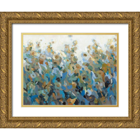 Anew I Gold Ornate Wood Framed Art Print with Double Matting by OToole, Tim