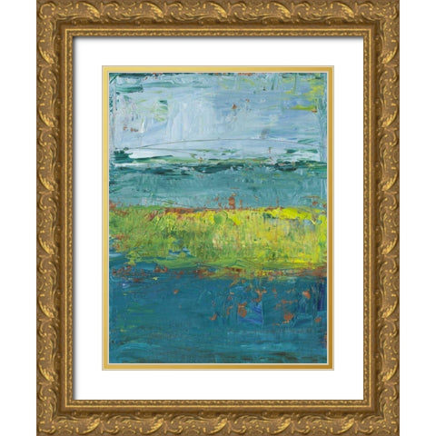 Lemon Lime II Gold Ornate Wood Framed Art Print with Double Matting by Harper, Ethan