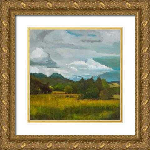 Behind Luan Lodge Gold Ornate Wood Framed Art Print with Double Matting by DAgostino, Judith