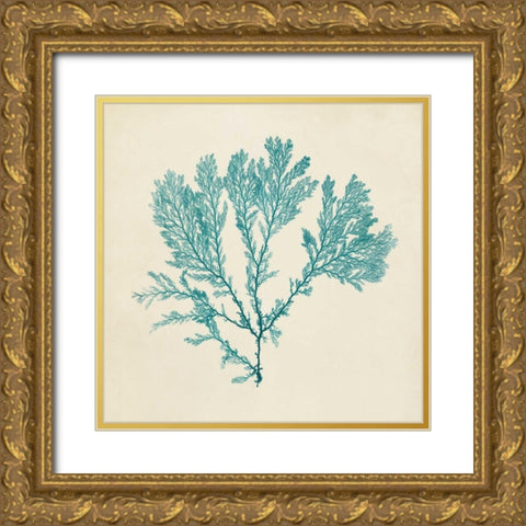 Chromatic Seaweed VIII Gold Ornate Wood Framed Art Print with Double Matting by Vision Studio