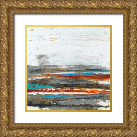 Postpone Gold Ornate Wood Framed Art Print with Double Matting by Jasper, Sisa