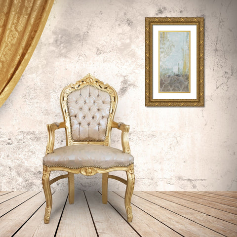 Subtle Shift III Gold Ornate Wood Framed Art Print with Double Matting by Vess, June Erica