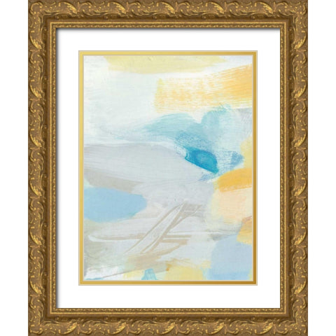 Glimpse Gold Ornate Wood Framed Art Print with Double Matting by Long, Christina
