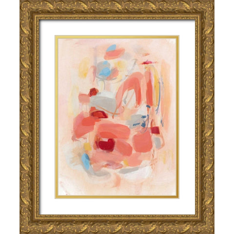 French Bread Gold Ornate Wood Framed Art Print with Double Matting by Long, Christina