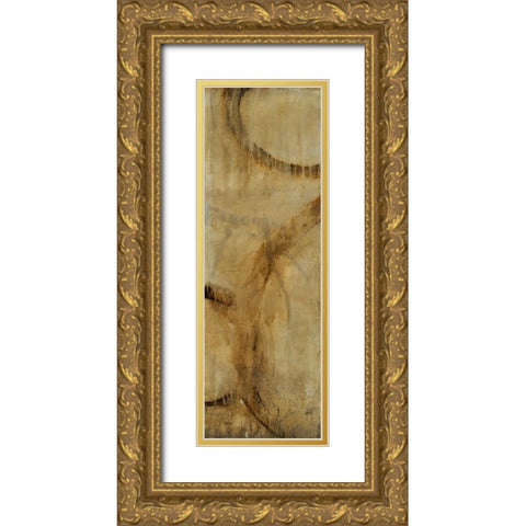 Orbit III Gold Ornate Wood Framed Art Print with Double Matting by OToole, Tim
