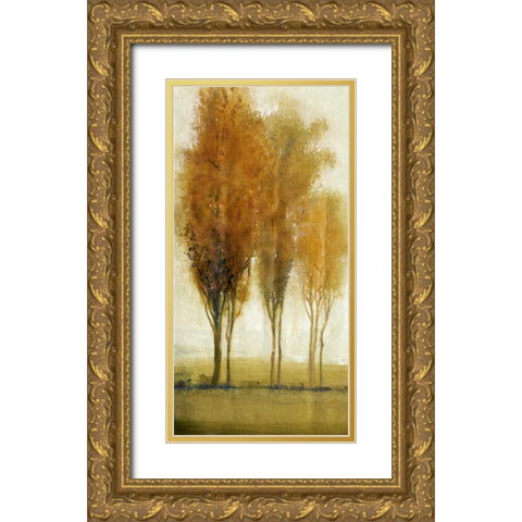 Balance I Gold Ornate Wood Framed Art Print with Double Matting by OToole, Tim