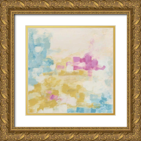 Surface Impression IV Gold Ornate Wood Framed Art Print with Double Matting by Vess, June Erica