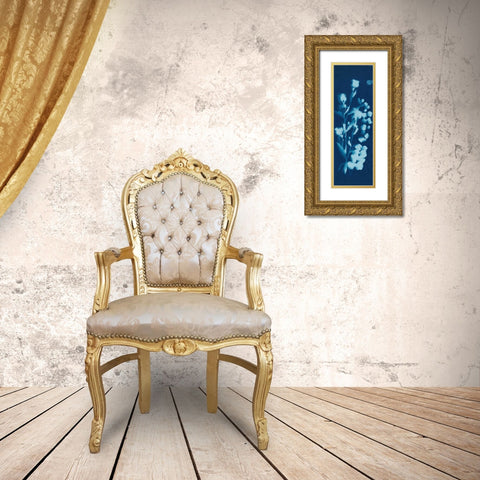 Cyanotype No.14 Gold Ornate Wood Framed Art Print with Double Matting by Guthrie, Jenna