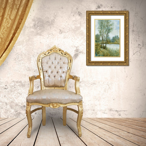 Early Spring II Gold Ornate Wood Framed Art Print with Double Matting by OToole, Tim