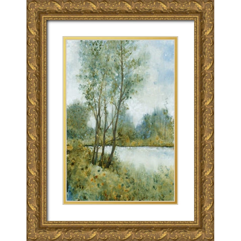 Early Spring II Gold Ornate Wood Framed Art Print with Double Matting by OToole, Tim