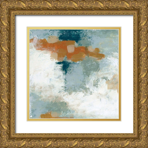 Lake Effect II Gold Ornate Wood Framed Art Print with Double Matting by Vess, June Erica