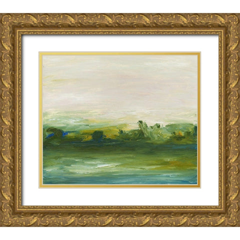 The Glen Gold Ornate Wood Framed Art Print with Double Matting by Gordon, Sharon