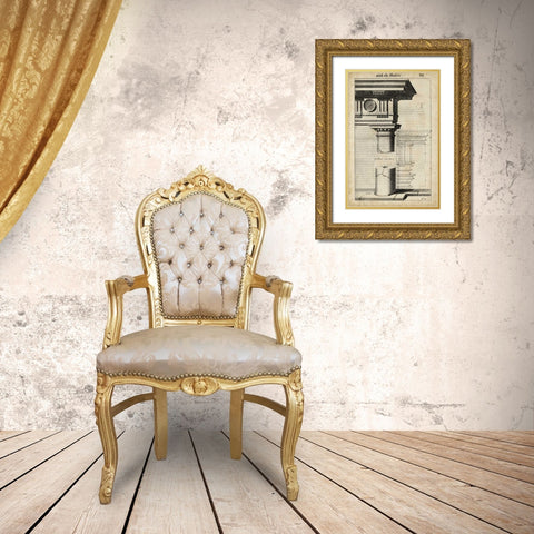 Ancient Architecture IV Gold Ornate Wood Framed Art Print with Double Matting by Evelyn, John