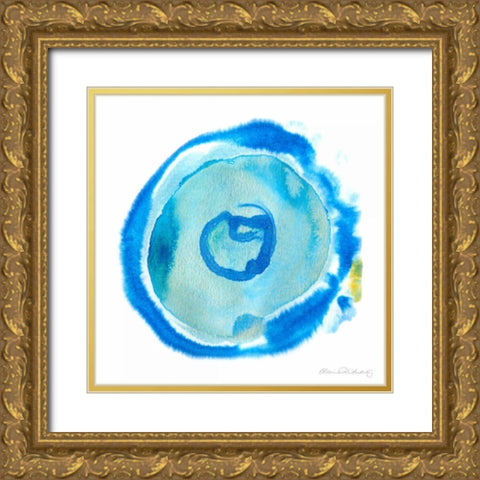 Nebulae II Gold Ornate Wood Framed Art Print with Double Matting by Ludwig, Alicia