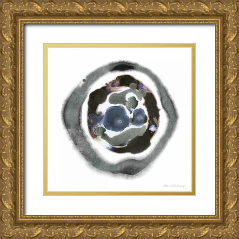 Meteorite II Gold Ornate Wood Framed Art Print with Double Matting by Ludwig, Alicia