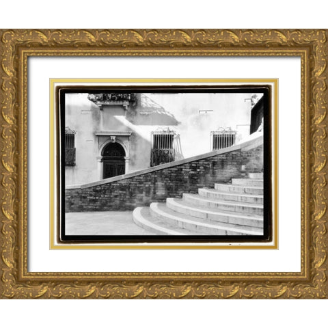 Hidden Passages Venice III Gold Ornate Wood Framed Art Print with Double Matting by DeNardo, Laura