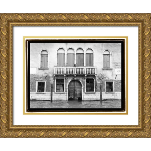 Hidden Passages Venice IV Gold Ornate Wood Framed Art Print with Double Matting by DeNardo, Laura