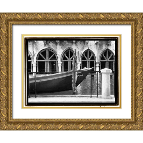 Hidden Passages Venice IX Gold Ornate Wood Framed Art Print with Double Matting by DeNardo, Laura