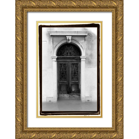 Venetian Doorways I Gold Ornate Wood Framed Art Print with Double Matting by DeNardo, Laura
