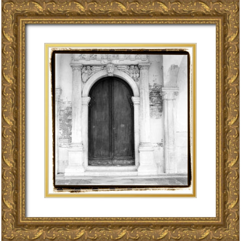 Venetian Doorways II Gold Ornate Wood Framed Art Print with Double Matting by DeNardo, Laura