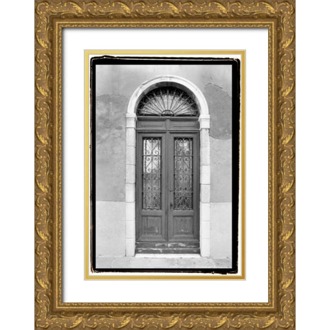 Venetian Doorways III Gold Ornate Wood Framed Art Print with Double Matting by DeNardo, Laura