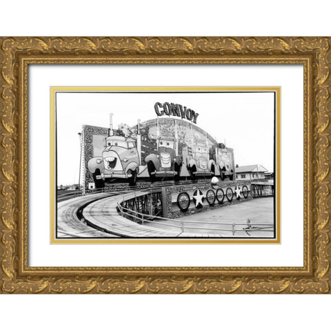 For Your Amusement II Gold Ornate Wood Framed Art Print with Double Matting by DeNardo, Laura