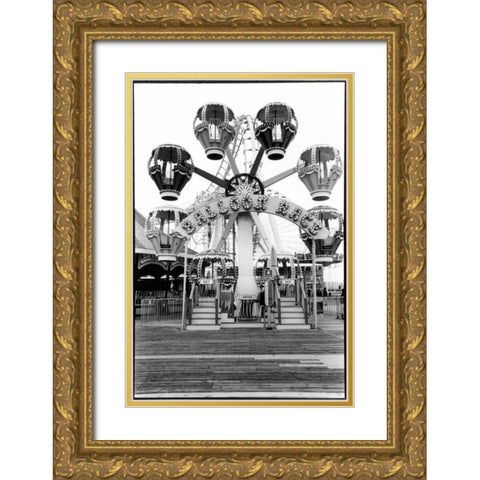 For Your Amusement IV Gold Ornate Wood Framed Art Print with Double Matting by DeNardo, Laura