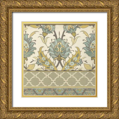 Moroccan Serenade II Gold Ornate Wood Framed Art Print with Double Matting by Vess, June Erica