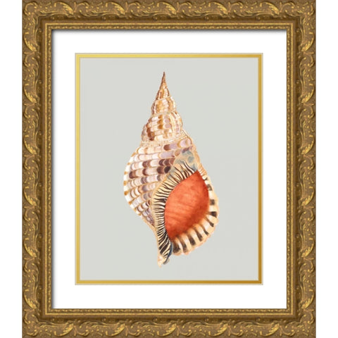 Giant Triton Gold Ornate Wood Framed Art Print with Double Matting by Willett, Michael